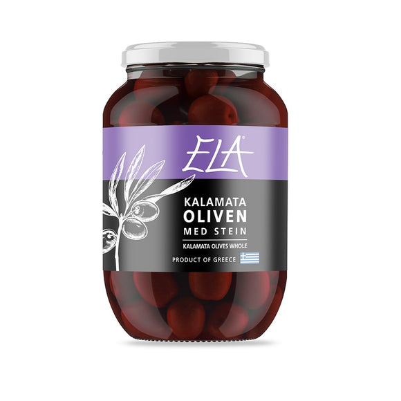 Kalamata Oliven Med Stein 6X400g