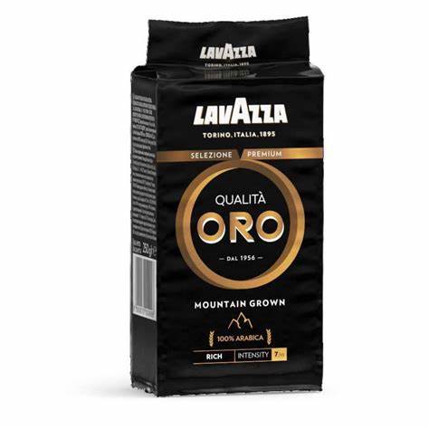 Lavazza Q. Oro Moutain kaffe Malt 20X250G