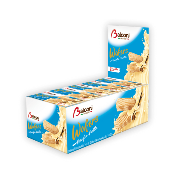 BALCONI WAFERS ESPOSITORE VANIGLIA 30X45G